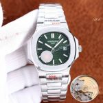 Swiss Quality Replica Watches in China Patek Philippe Nautilus Olive Green Dial 40mm Watch with 8215